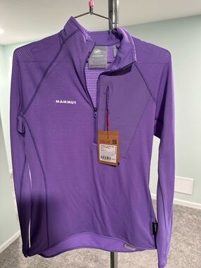 Aenergy Light ML Half Zip Pull Women - lavandin